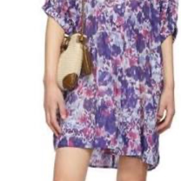 Isabel Marant Etoile Mazea Dress Size 38 Floral Print French Western Mini S-M - Picture 7 of 13